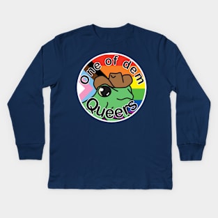 Pride Frog with a cowboy hat Kids Long Sleeve T-Shirt